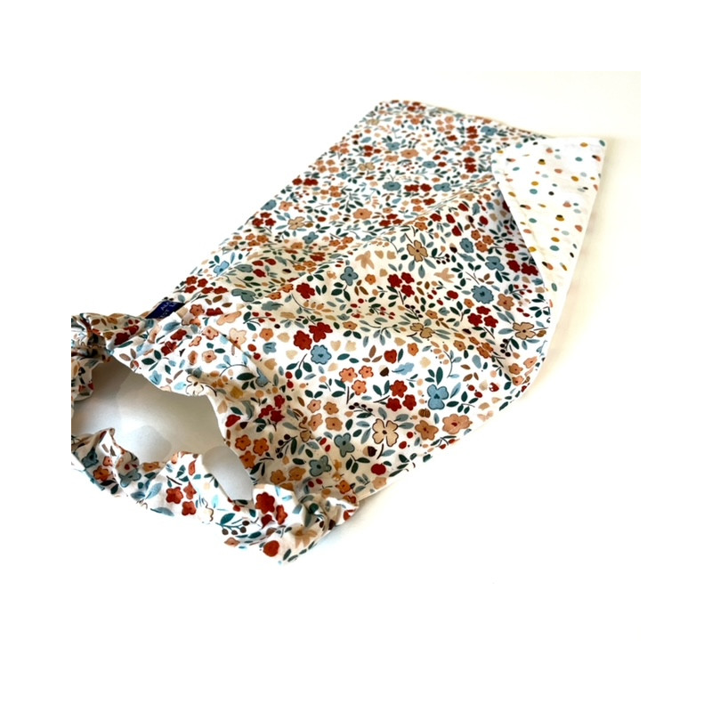 Serviette de cantine Fleurettes et Pois